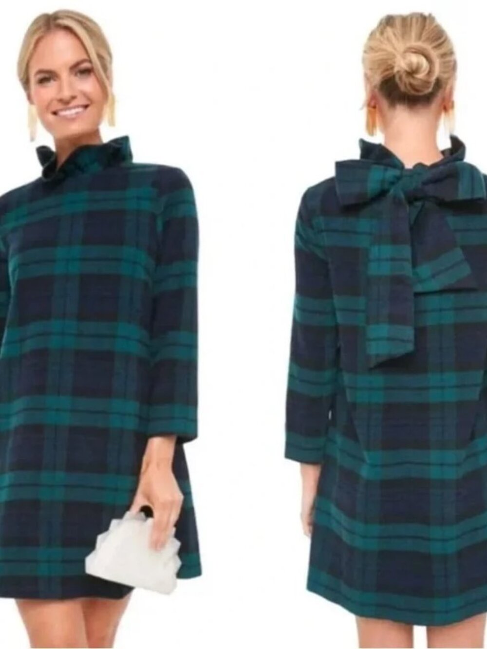 Tuckernuck Blackwatch Plaid Daphne Dress | Size L | Worn Once
